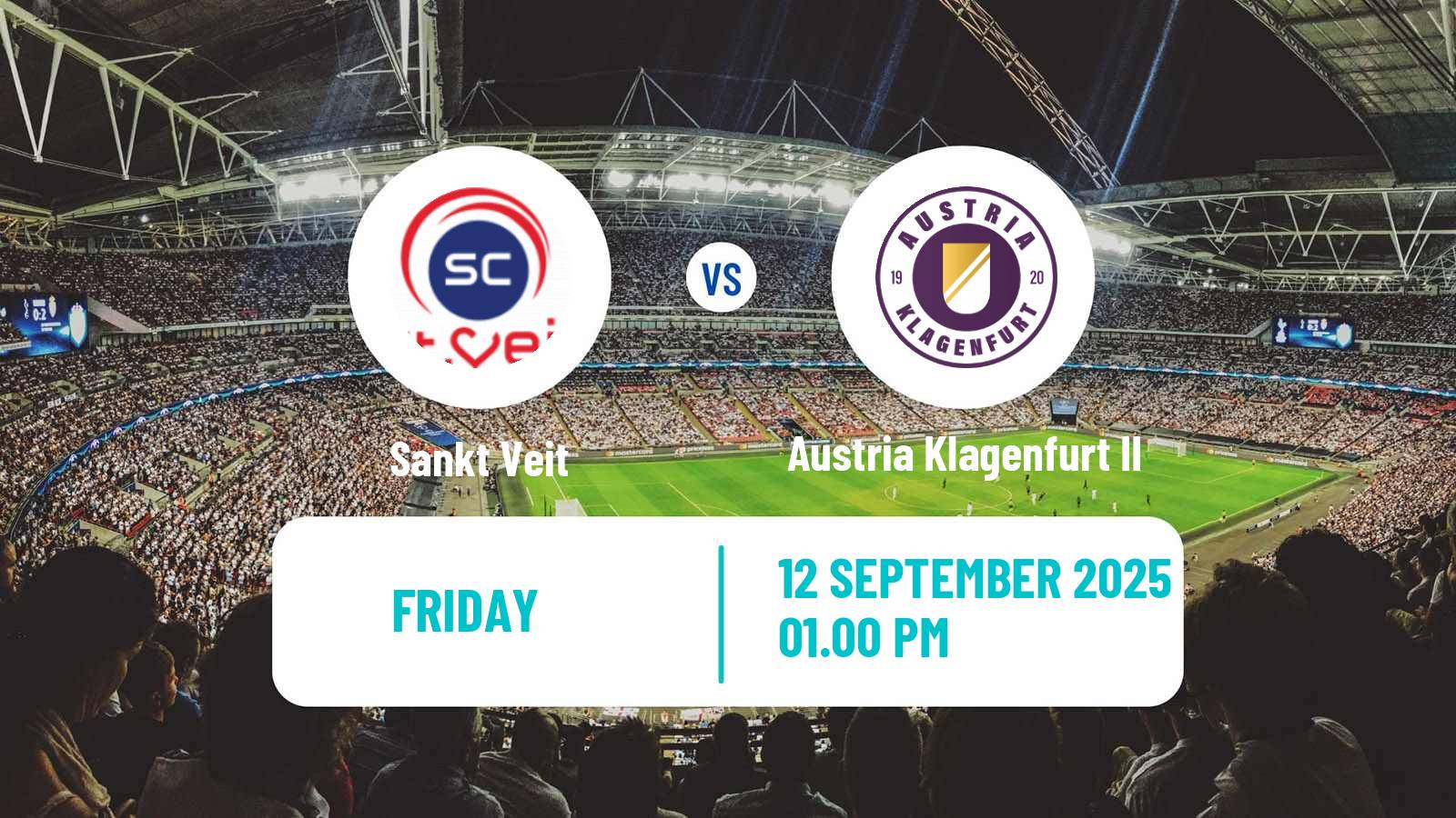 Football Austrian Landesliga Karnten Sankt Veit - Austria Klagenfurt II