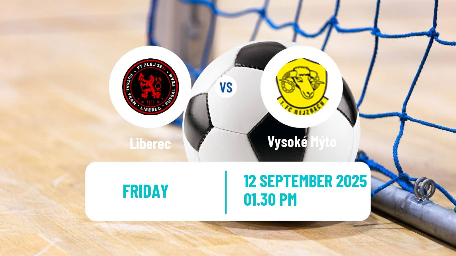 Futsal Czech 1 Futsal Liga Liberec - Vysoké Mýto