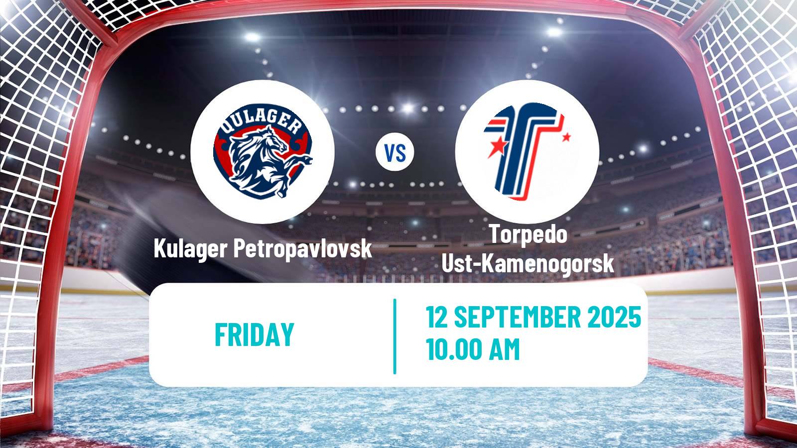 Hockey Kazakh Ice Hockey Championship Kulager Petropavlovsk - Torpedo Ust-Kamenogorsk