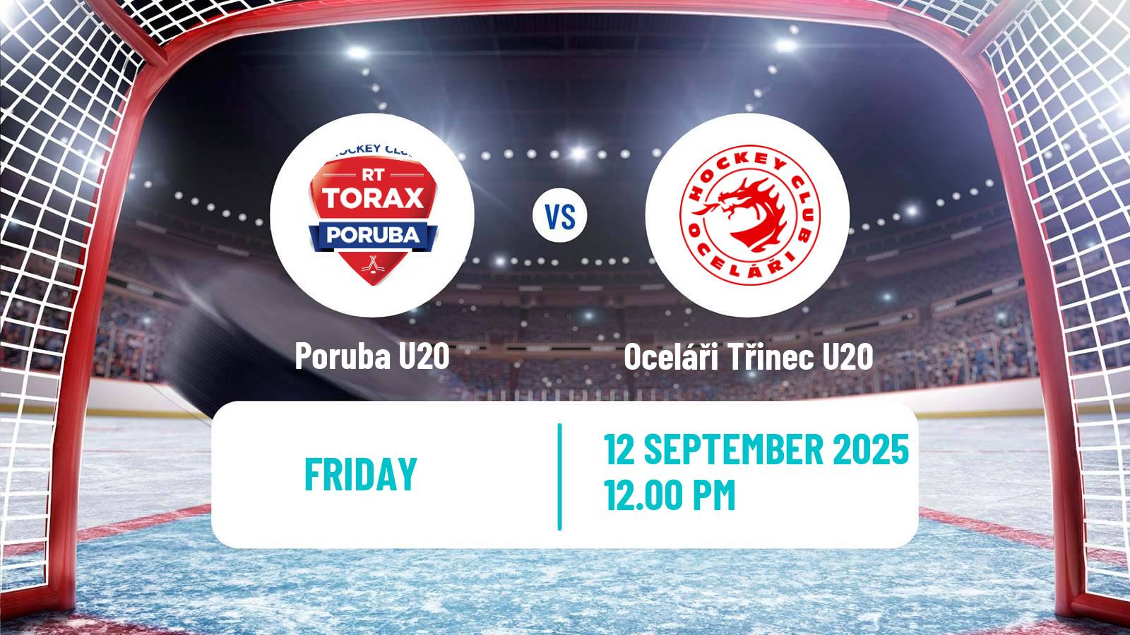 Hockey Czech ELJ Poruba U20 - Oceláři Třinec U20