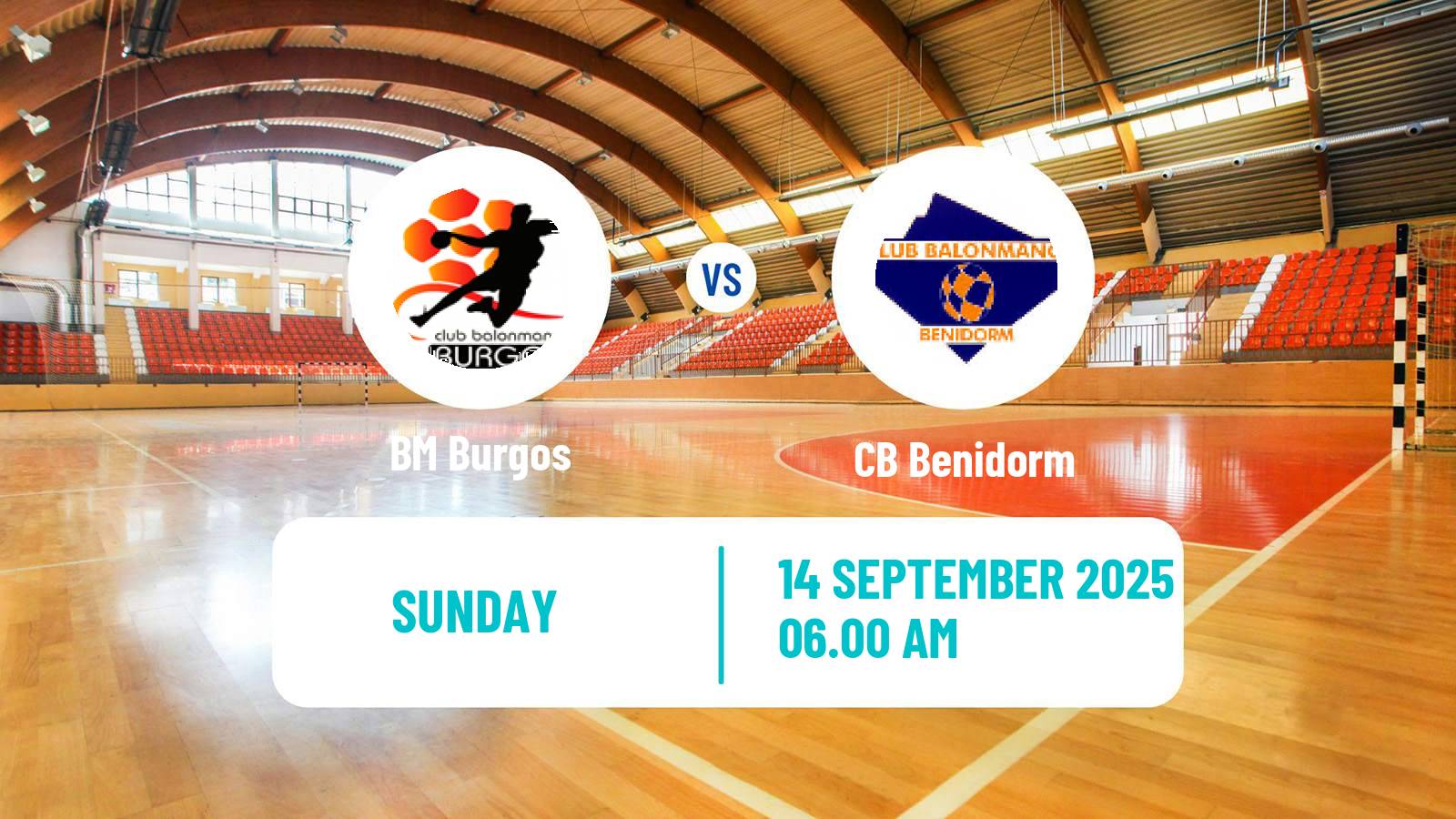 Handball Spanish Division de Honor Plata Handball Burgos - Benidorm