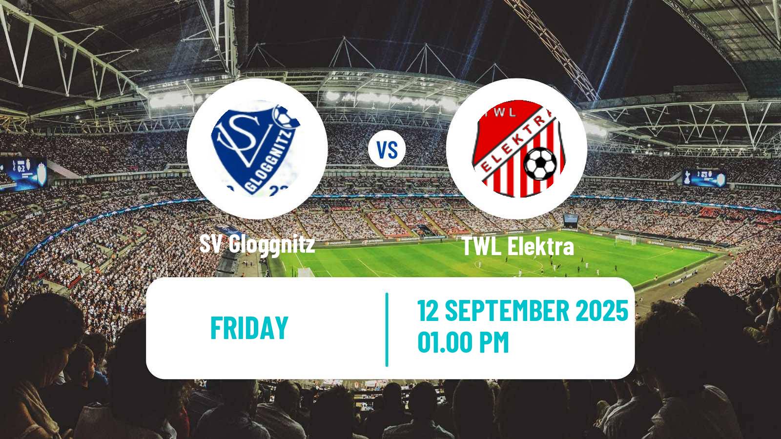 Football Austrian Regionalliga East Gloggnitz - TWL Elektra