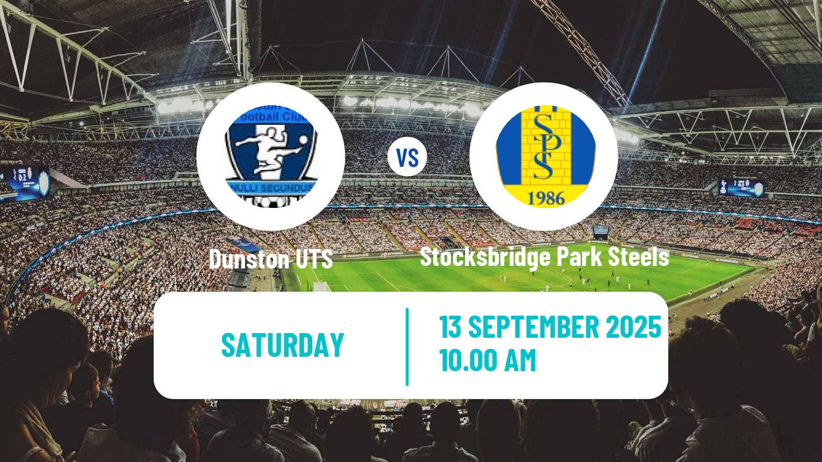 Football English FA Cup Dunston UTS - Stocksbridge Park Steels