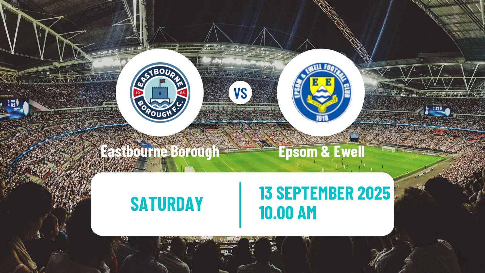 Football English FA Cup Eastbourne Borough - Epsom & Ewell