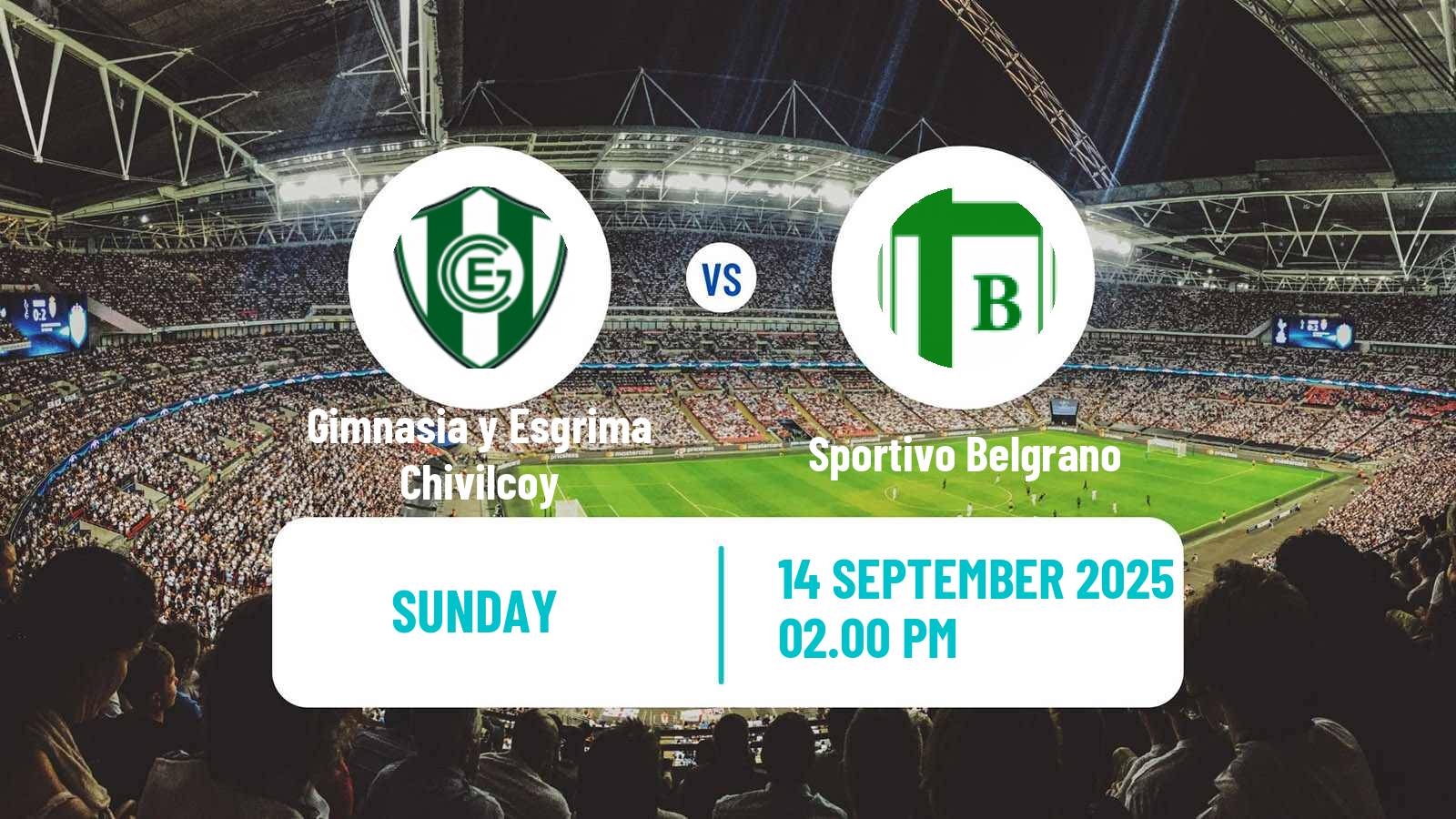 Football Argentinian Torneo Federal Gimnasia y Esgrima Chivilcoy - Sportivo Belgrano