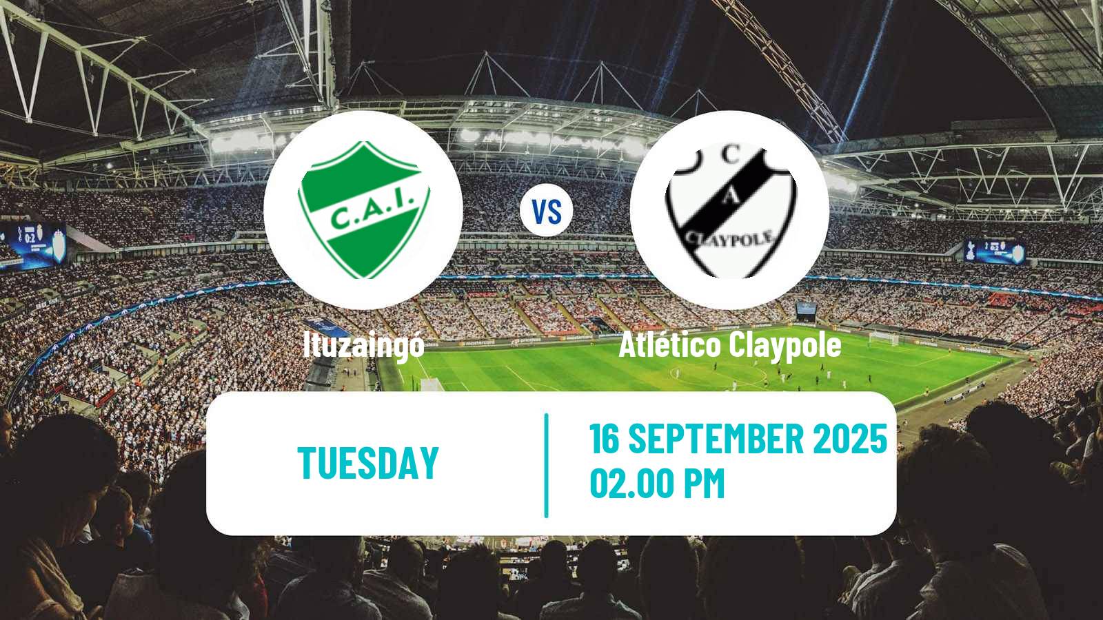 Football Argentinian Primera C Ituzaingó - Atlético Claypole