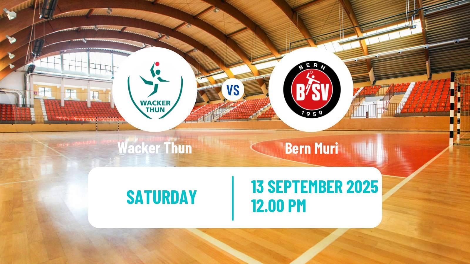 Handball Swiss NLA Handball Wacker Thun - Bern Muri