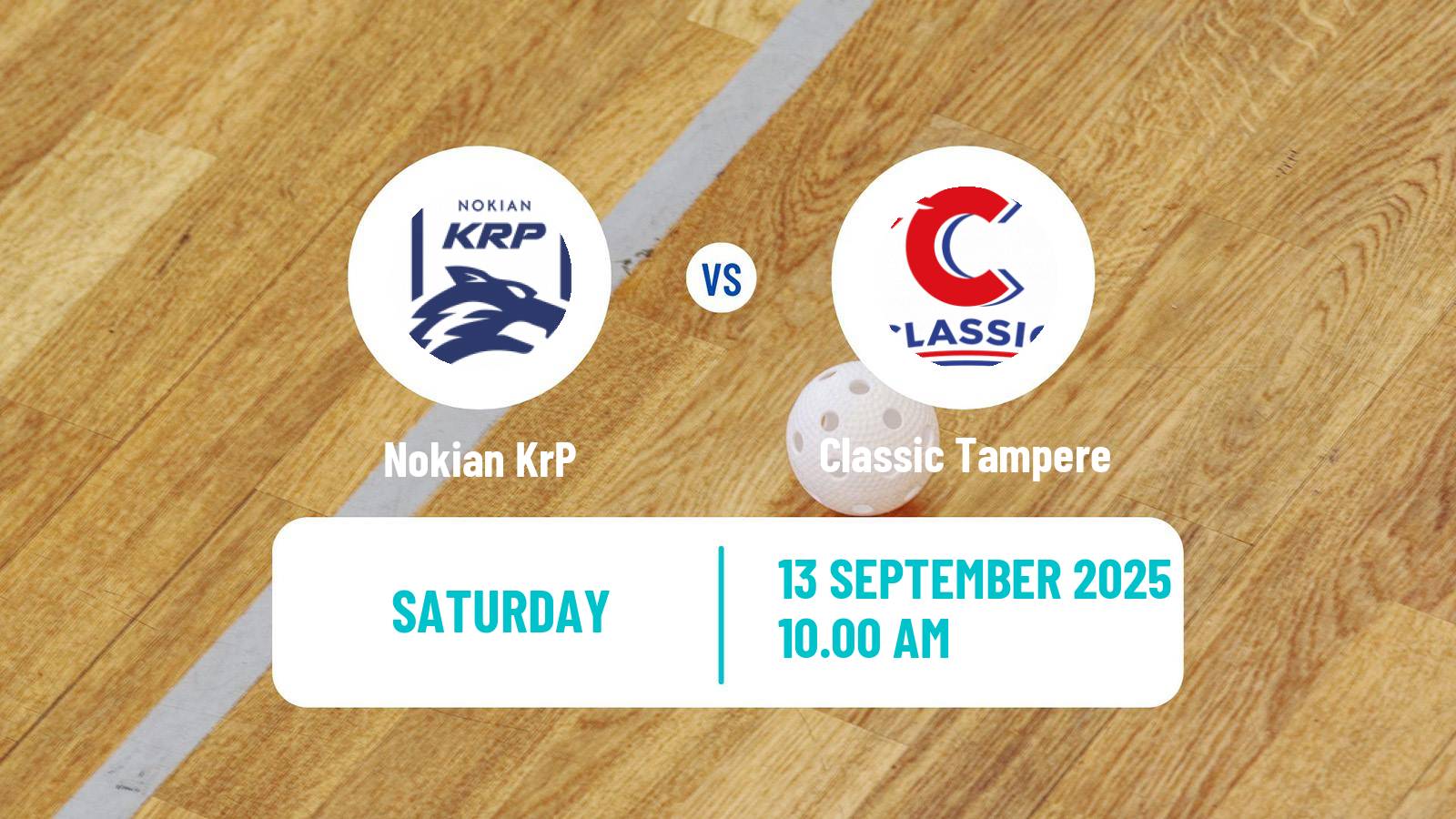 Floorball Finnish F-Liiga Nokian KrP - Classic Tampere