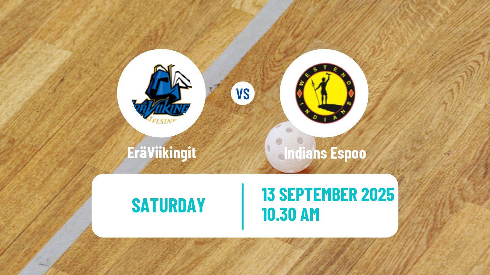 Floorball Finnish F-Liiga EräViikingit - Indians Espoo