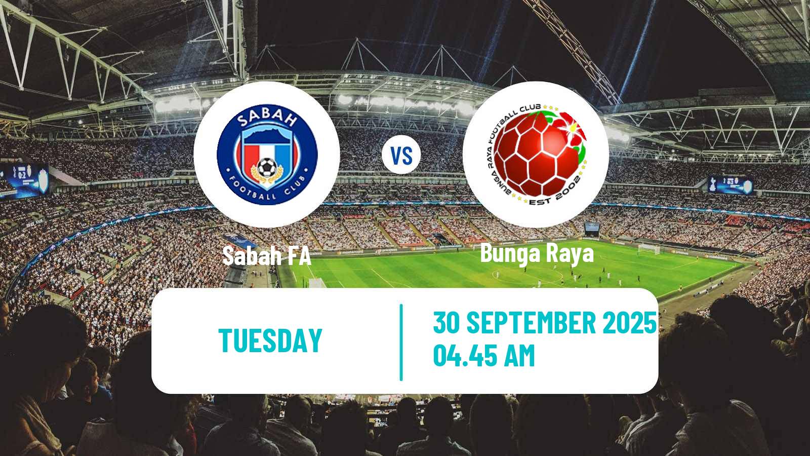 Football Malaysian FA Cup Sabah FA - Bunga Raya