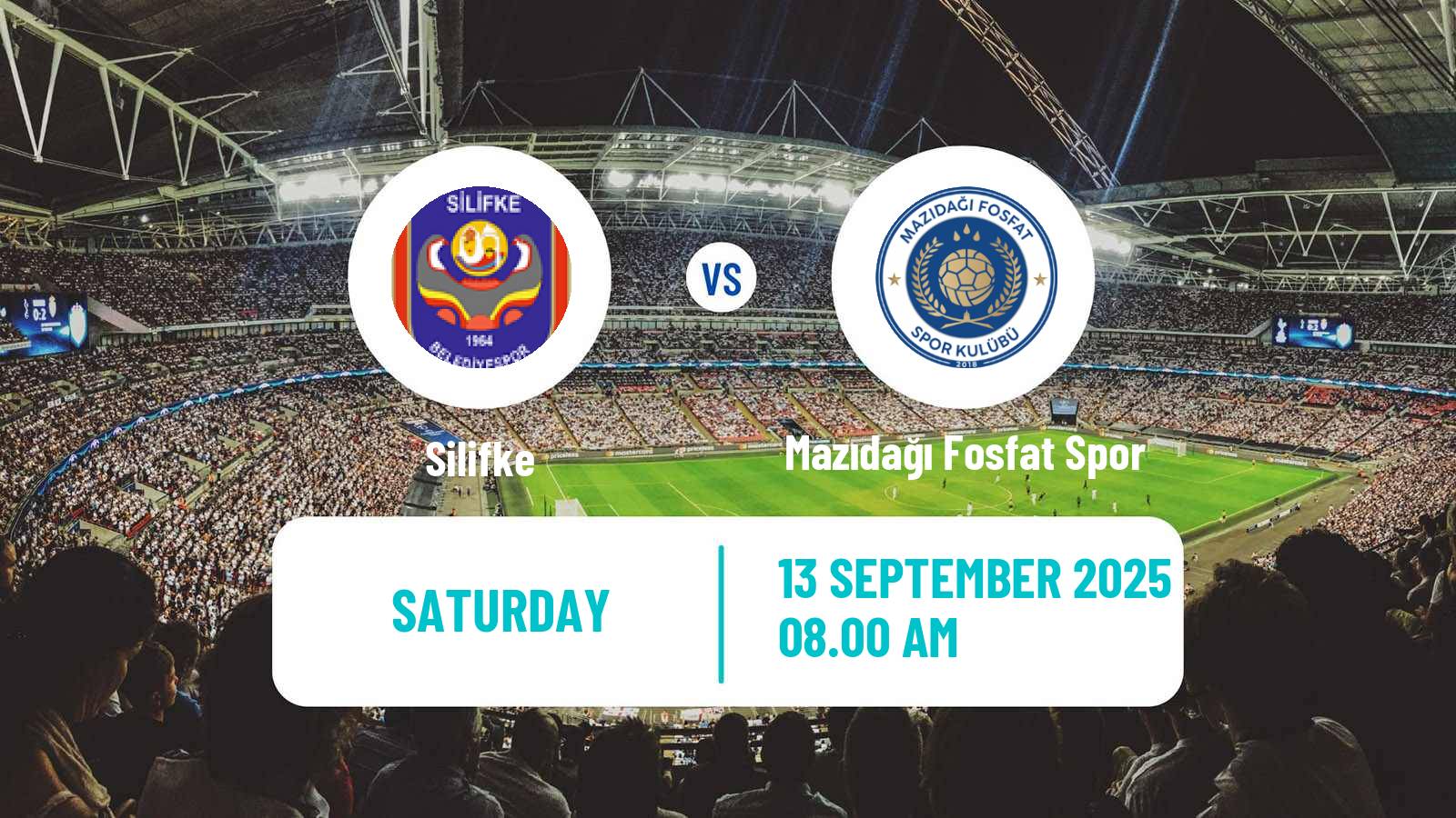 Football Turkish 3 Lig Group 2 Silifke - Mazıdağı Fosfat Spor