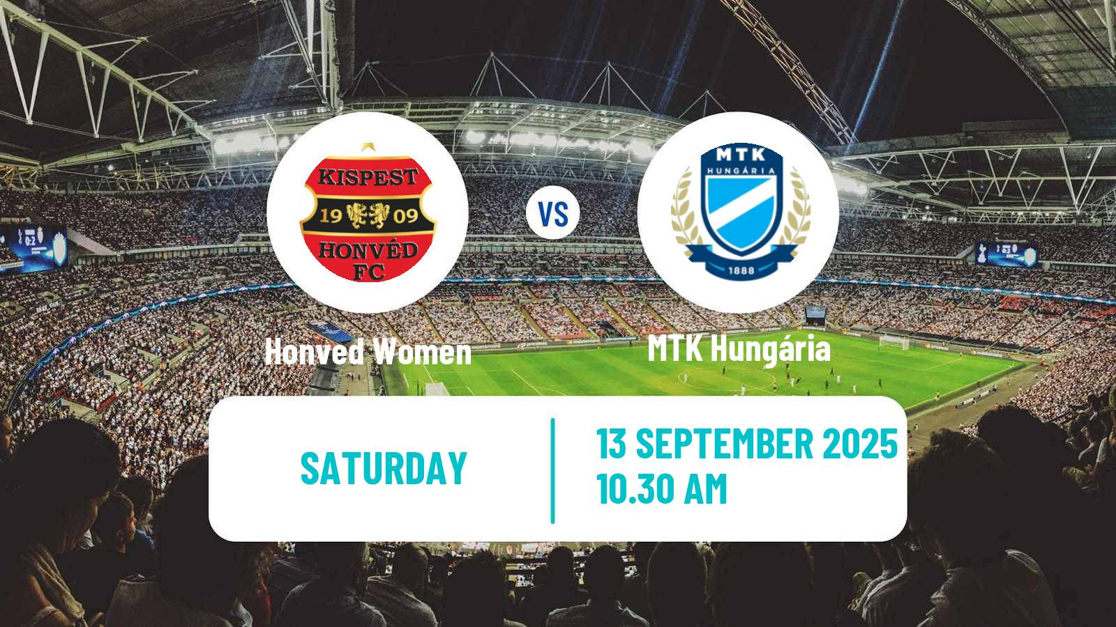 Football Hungarian NB I Women Honved - MTK Hungária