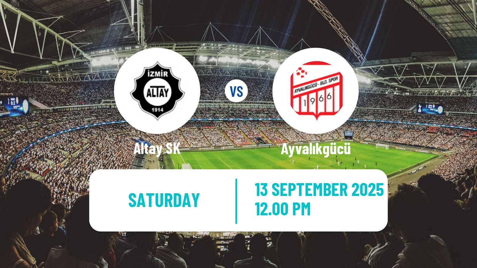 Football Turkish 3 Lig Group 4 Altay - Ayvalıkgücü
