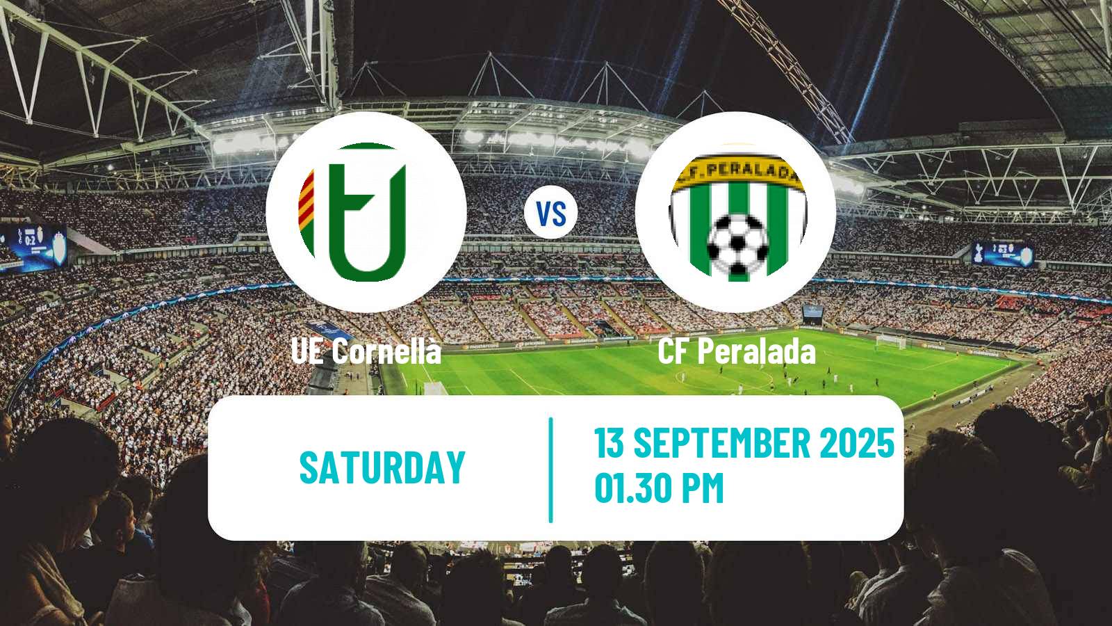 Football Spanish Tercera RFEF - Group 5 Cornellà - Peralada