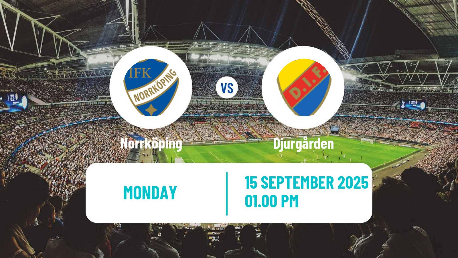 Football Swedish Allsvenskan Women Norrköping - Djurgården