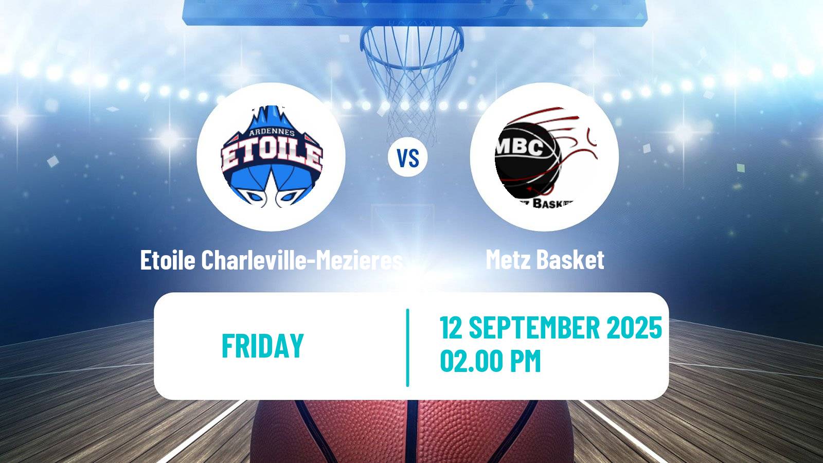 Basketball French Cup Basketball Etoile Charleville-Mezieres - Metz