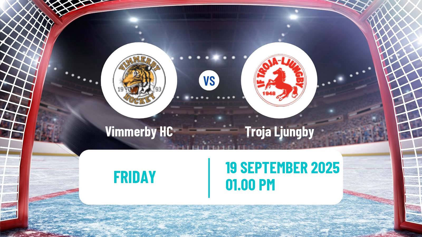 Hockey Swedish Hockey Allsvenskan Vimmerby - Troja Ljungby