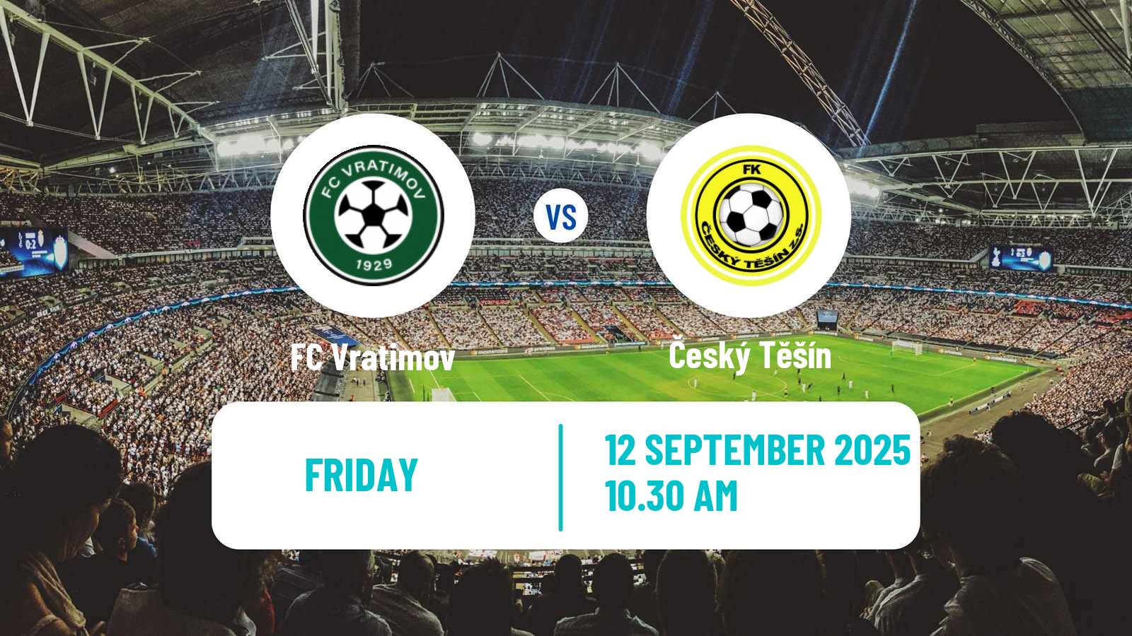 Football Czech Division F Vratimov - Český Těšín