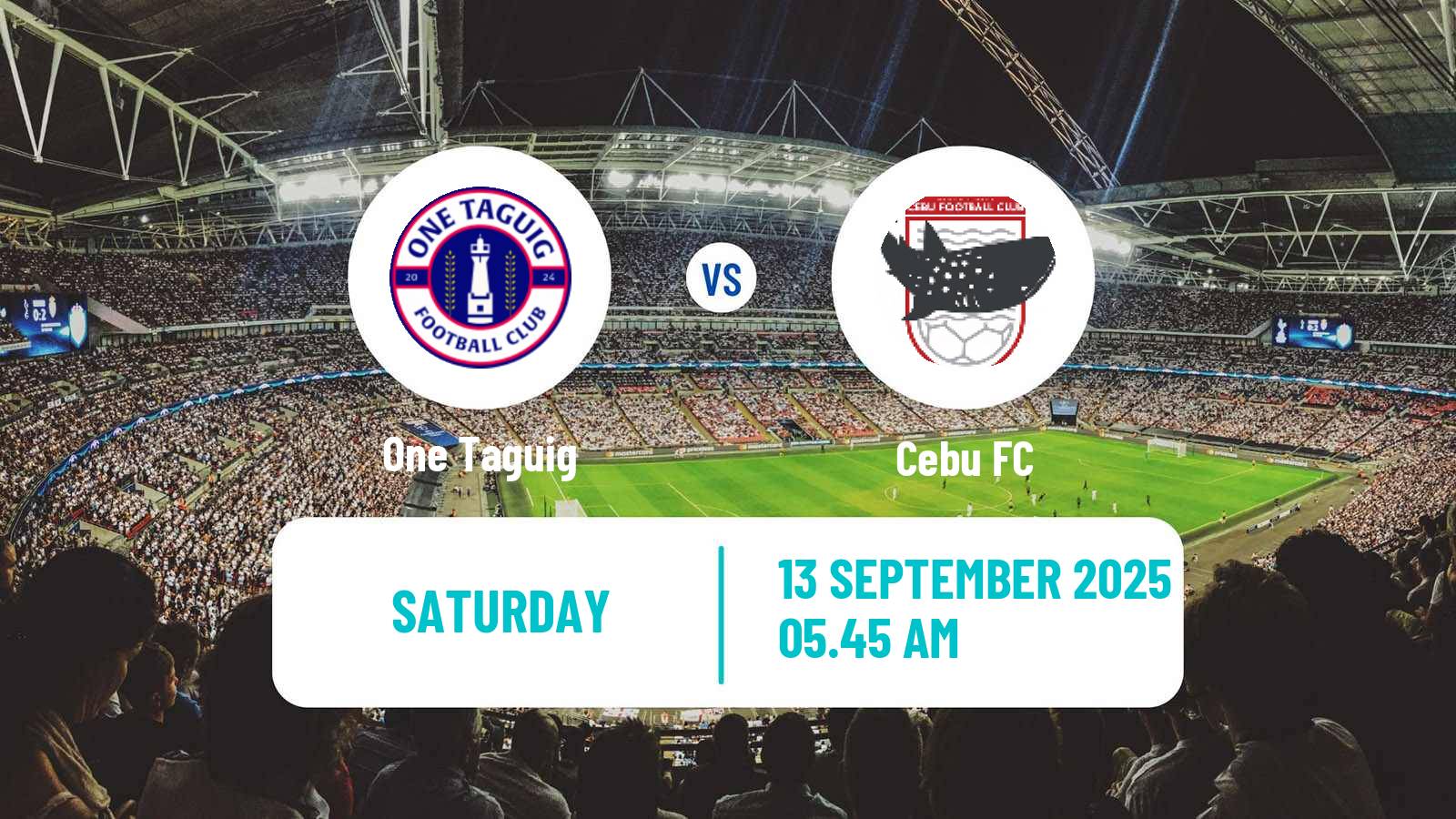 Football Philippines PFL One Taguig - Cebu FC