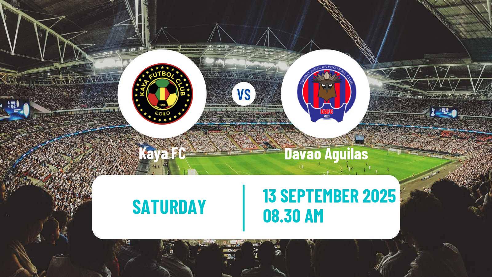Football Philippines PFL Kaya - Davao Aguilas