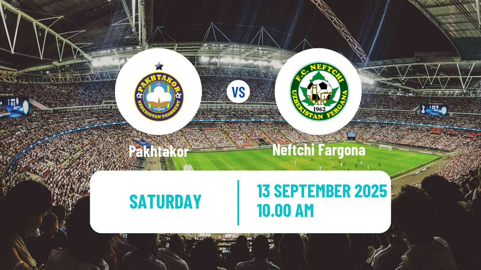 Football Uzbek League Pakhtakor - Neftchi Fargona