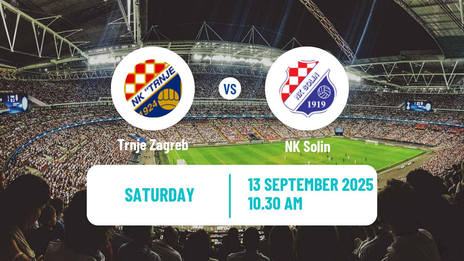 Football Croatian Druga NL Trnje Zagreb - Solin