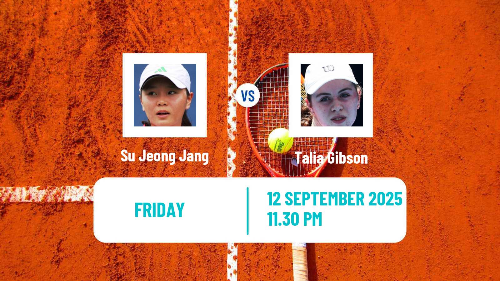 Tennis WTA Seoul Su Jeong Jang - Talia Gibson