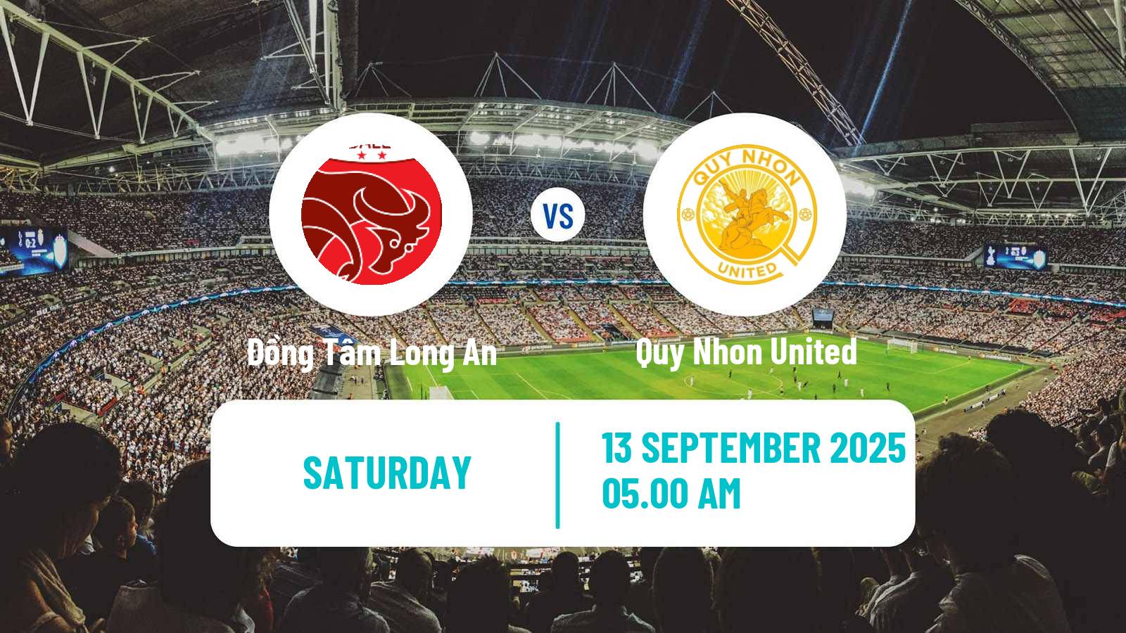 Football Vietnamese Cup Đồng Tâm Long An - Quy Nhon United