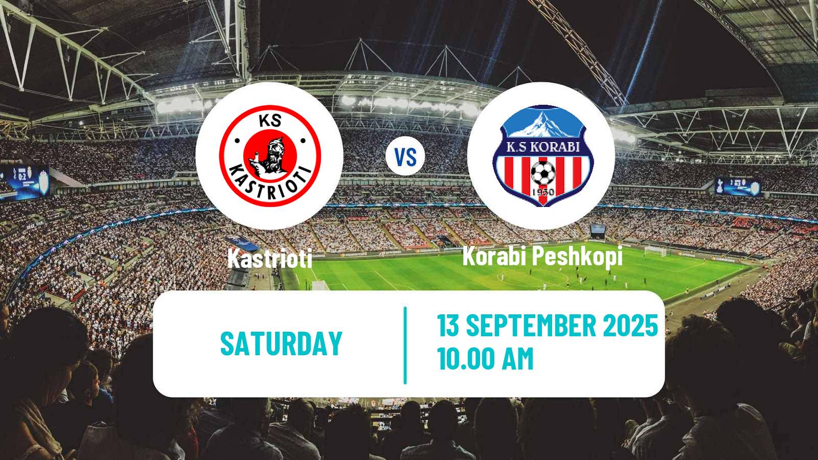 Football Albanian First Division Kastrioti - Korabi Peshkopi