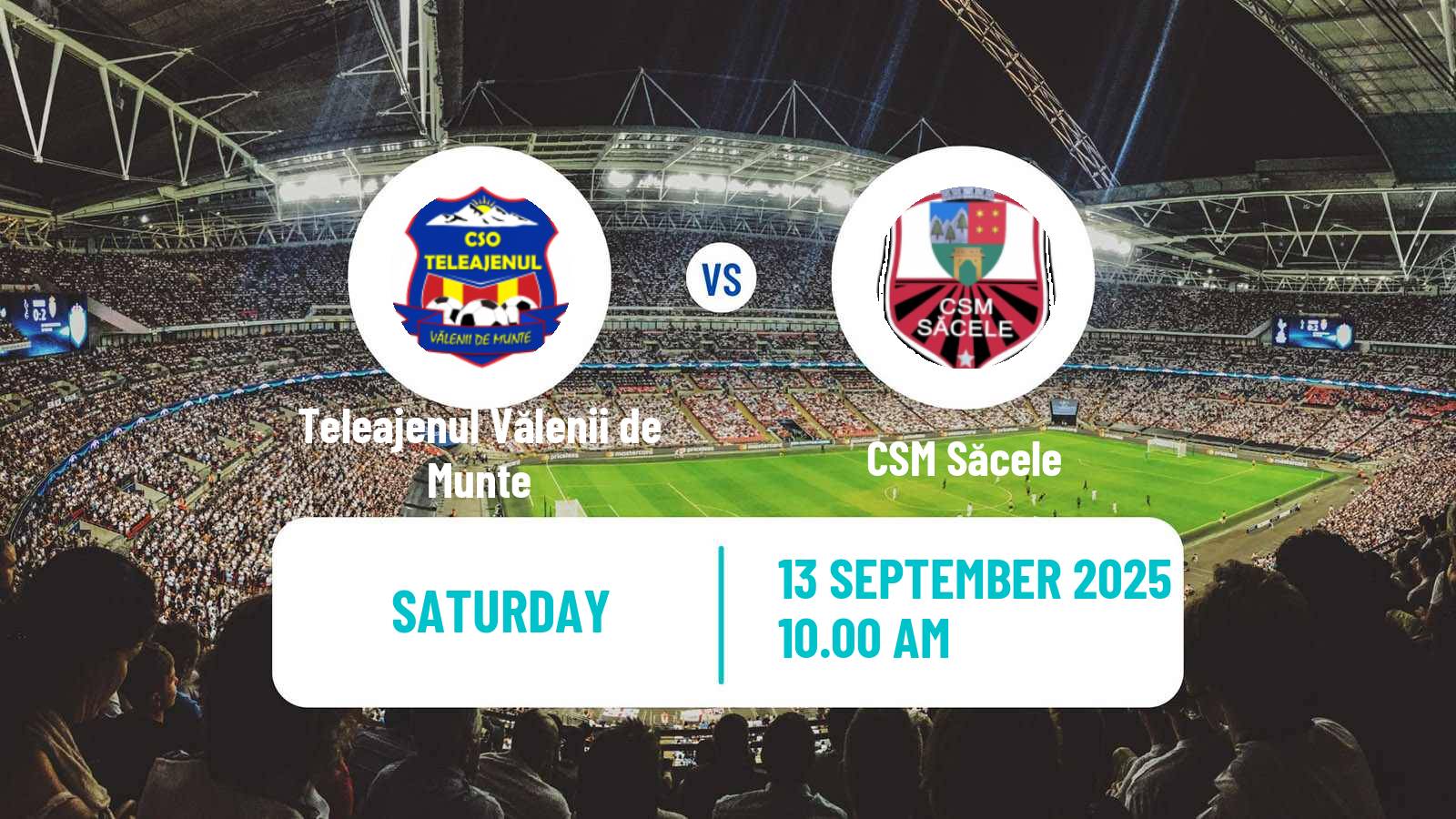 Football Romanian Liga 3 - Seria 4 Teleajenul Vălenii de Munte - CSM Săcele