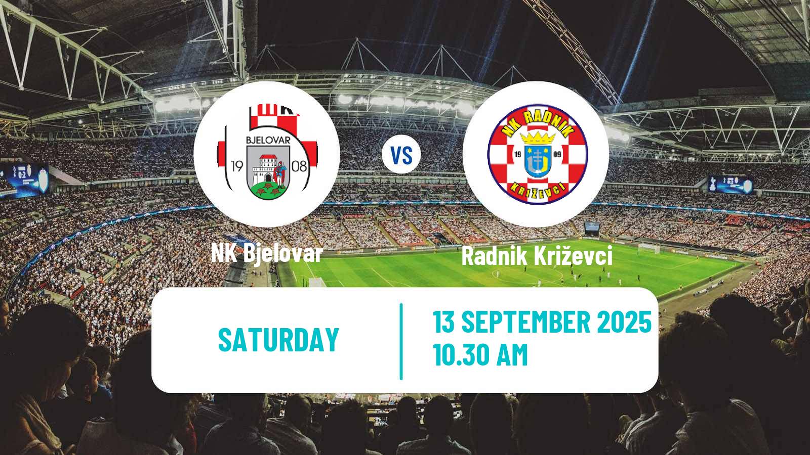 Football Croatian Druga NL Bjelovar - Radnik Križevci