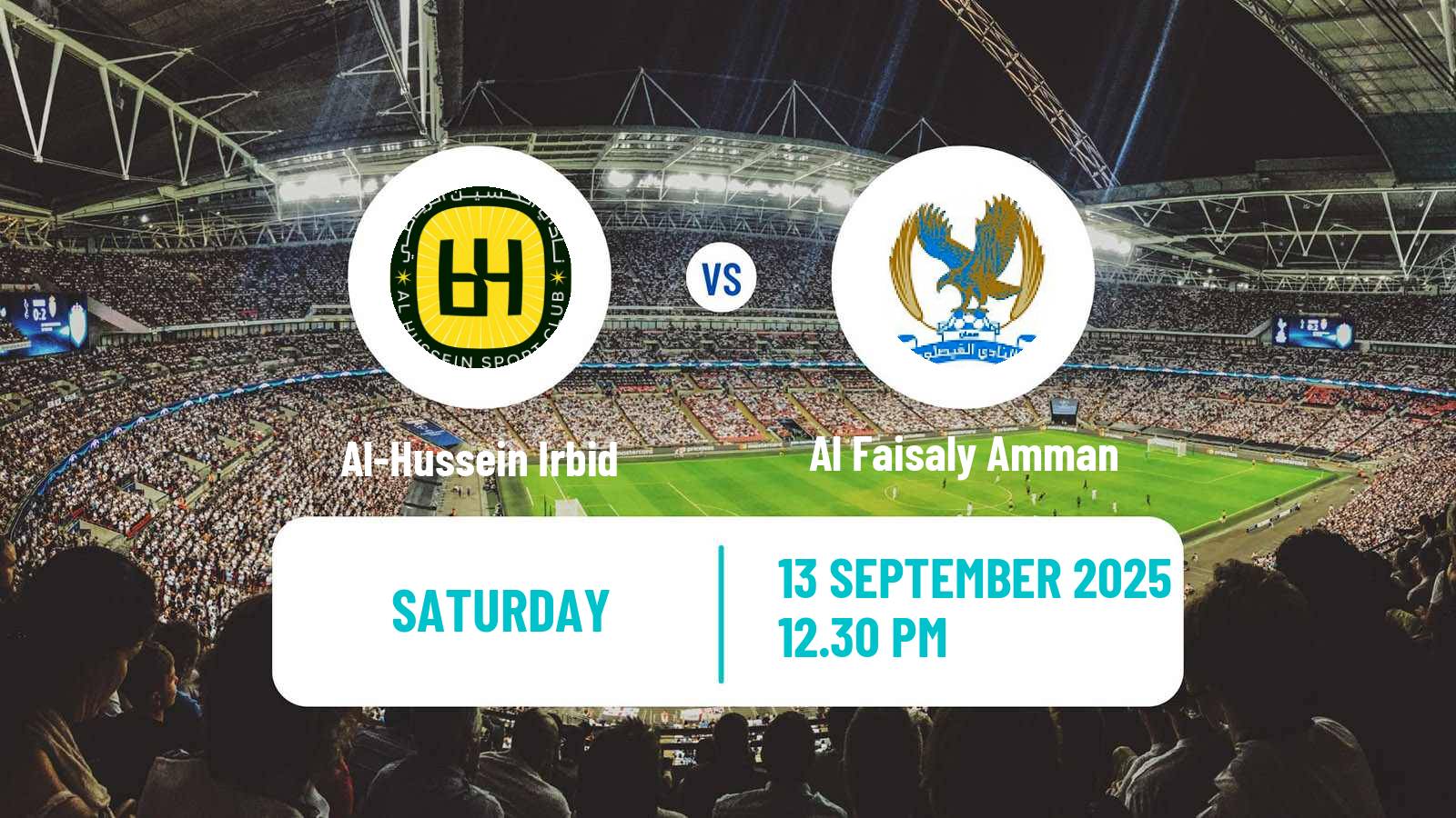 Football Jordan Premier League Al-Hussein Irbid - Al Faisaly Amman