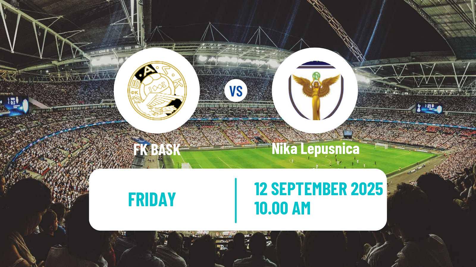 Football Serbian Srpska Liga - Belgrade BASK - Nika Lepusnica