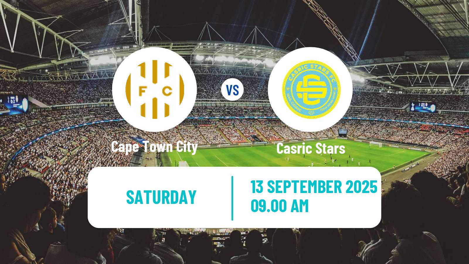 Football South African First Division Cape Town City - Casric Stars