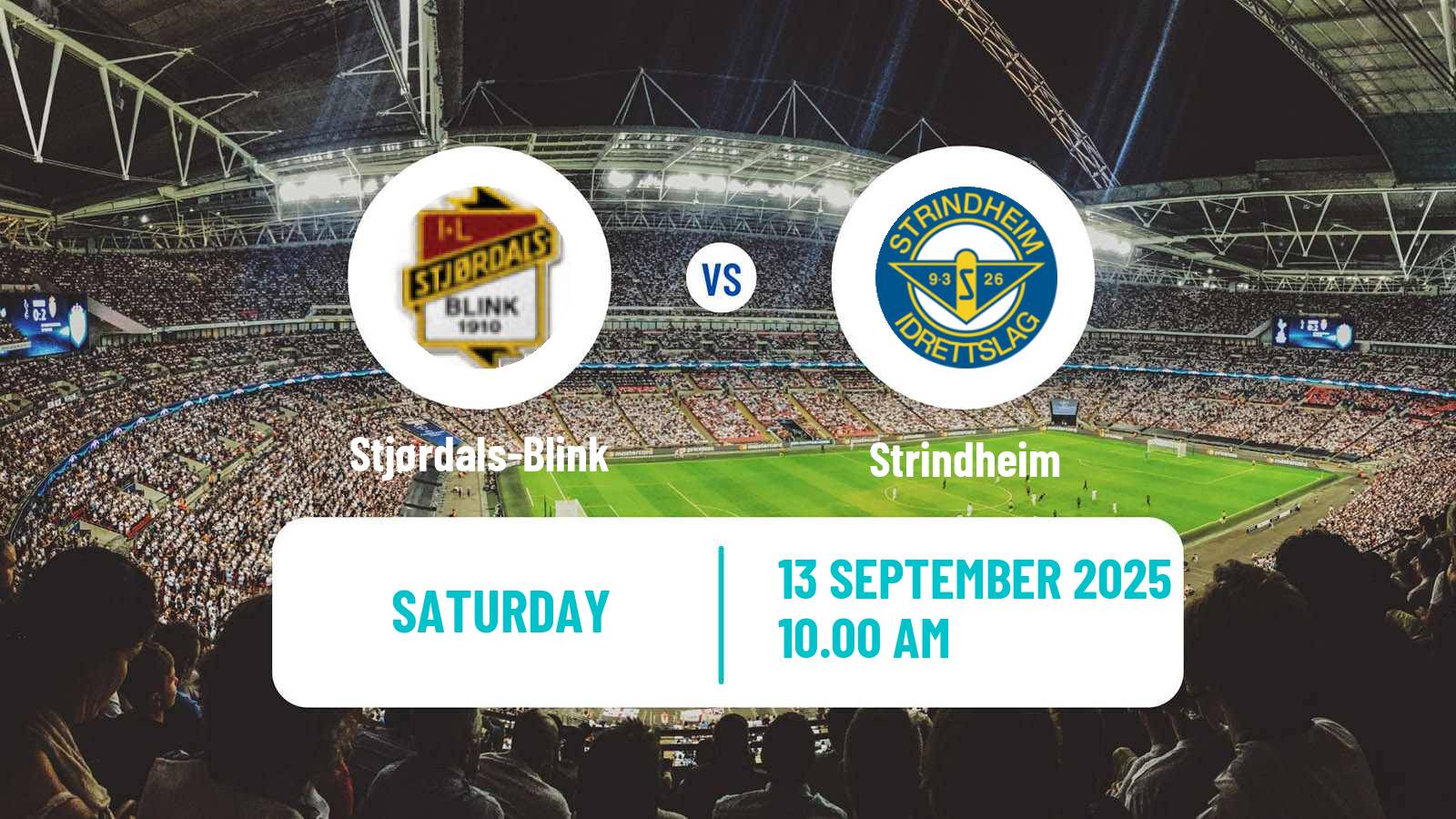 Football Norwegian Division 2 - Group 2 Stjørdals-Blink - Strindheim