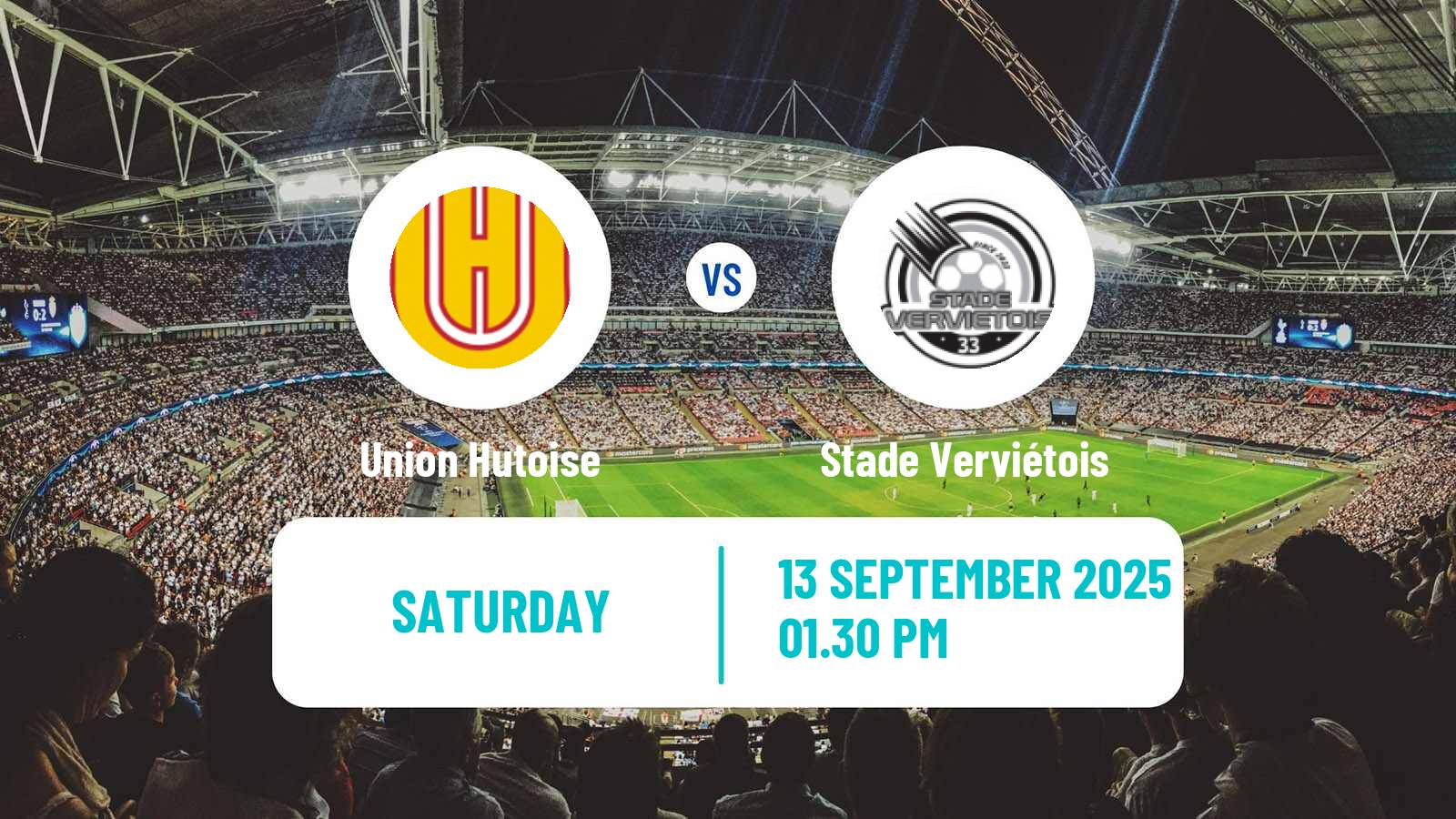 Football Belgian Second Amateur Division Group C Union Hutoise - Stade Verviétois