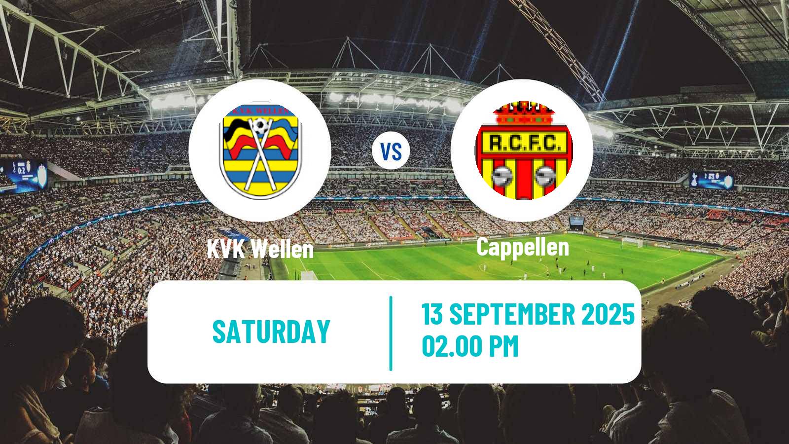 Football Belgian Second Amateur Division Group B Wellen - Cappellen