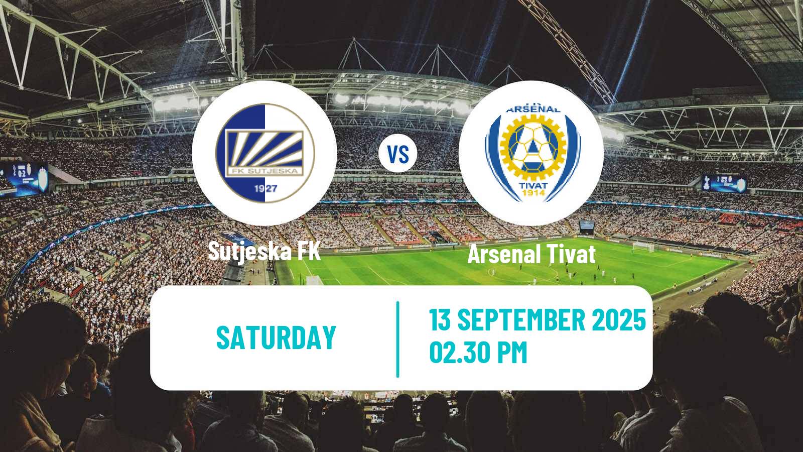 Football Montenegrin First League Sutjeska - Arsenal Tivat