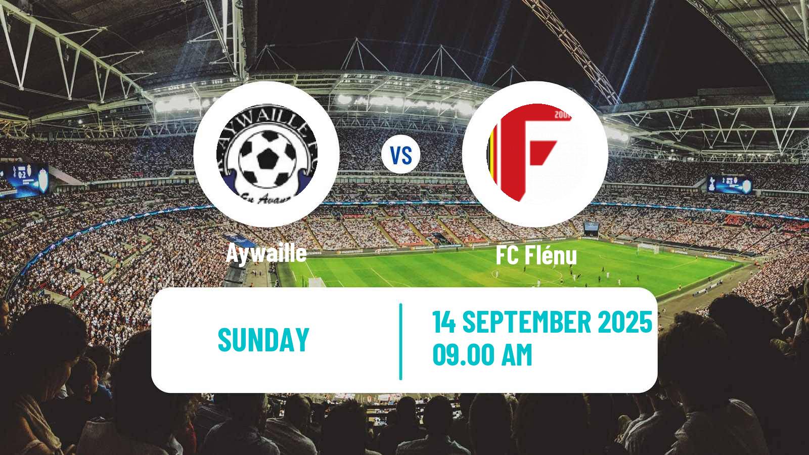 Football Belgian Second Amateur Division Group C Aywaille - Flénu