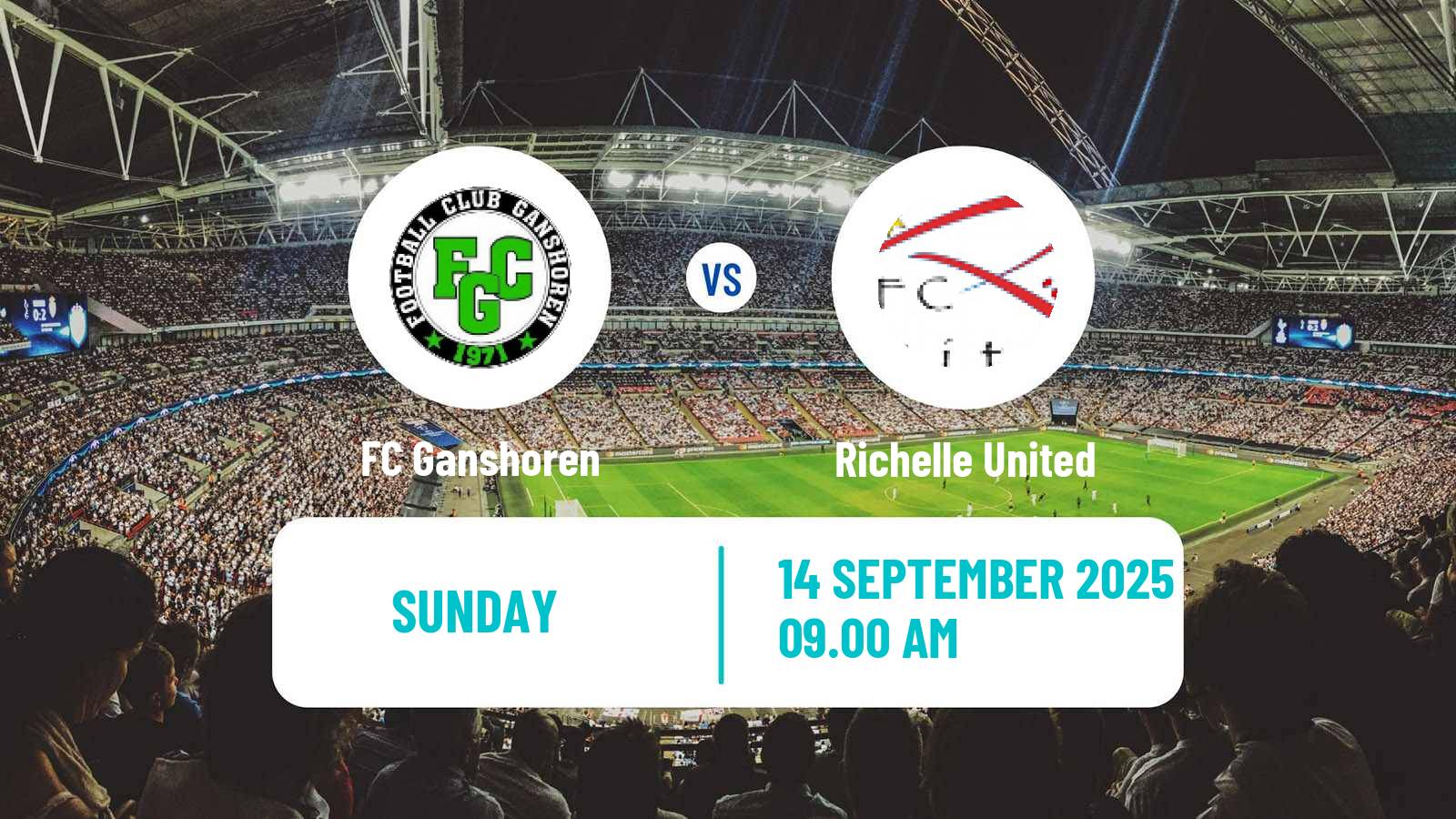 Football Belgian Second Amateur Division Group C Ganshoren - Richelle United
