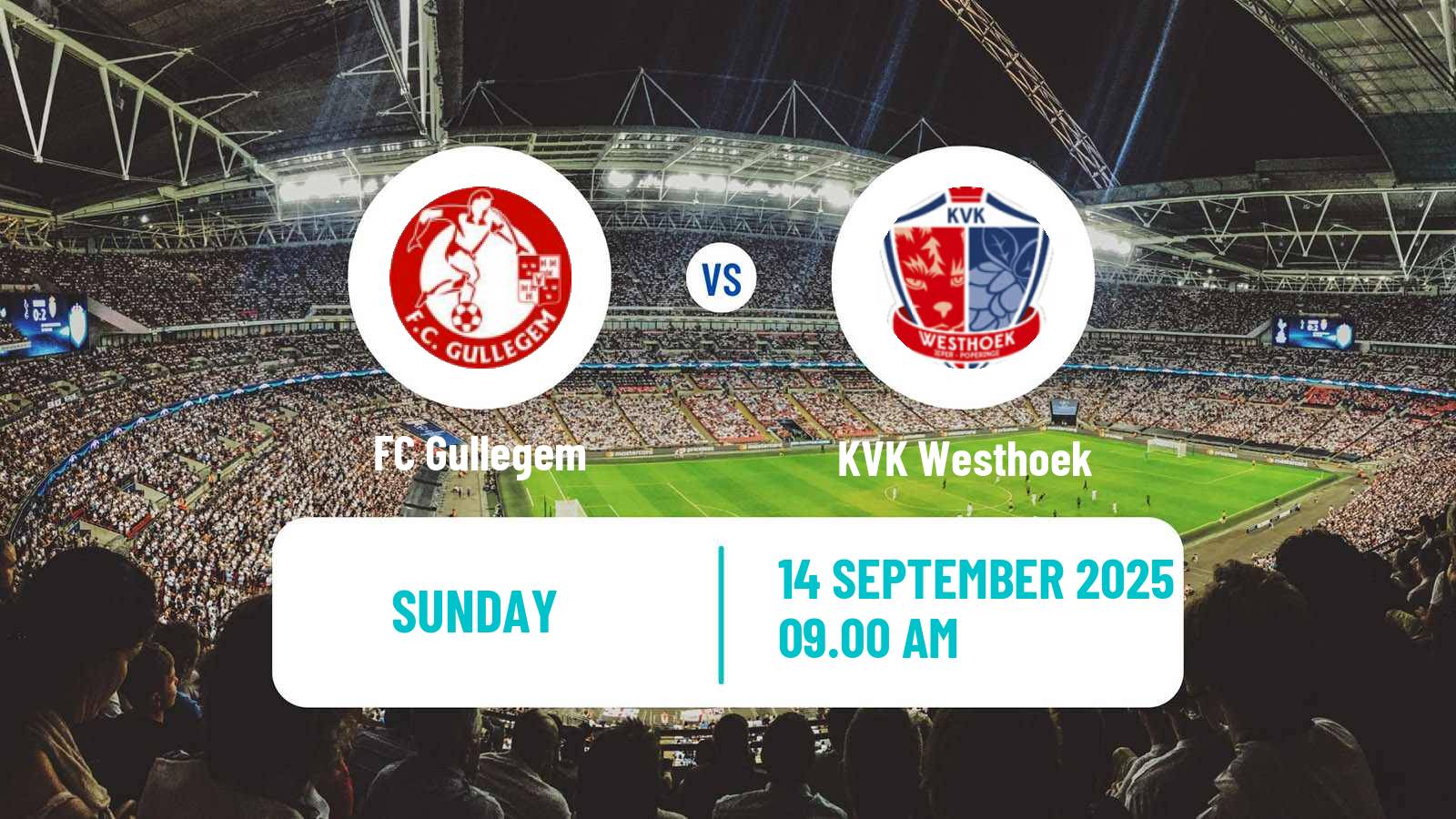 Football Belgian Second Amateur Division Group A Gullegem - Westhoek