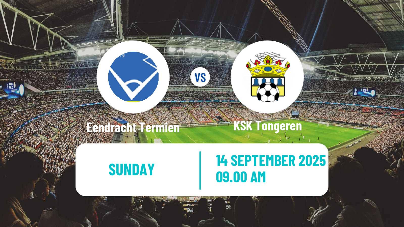 Football Belgian Second Amateur Division Group B Eendracht Termien - Tongeren