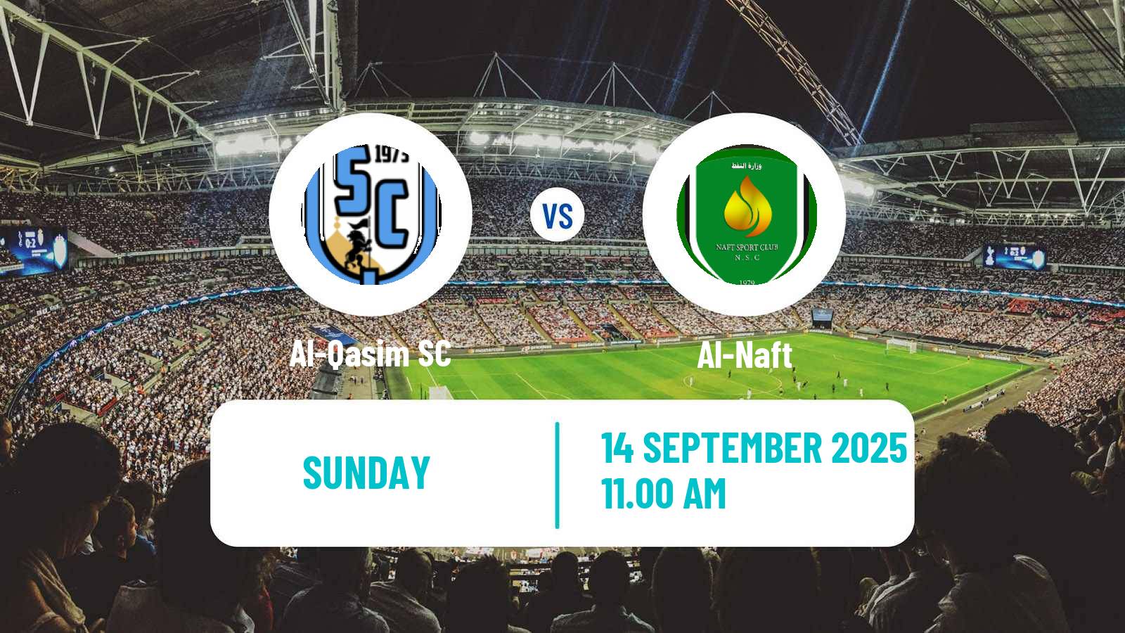 Football Iraqi Premier League Al-Qasim - Al-Naft