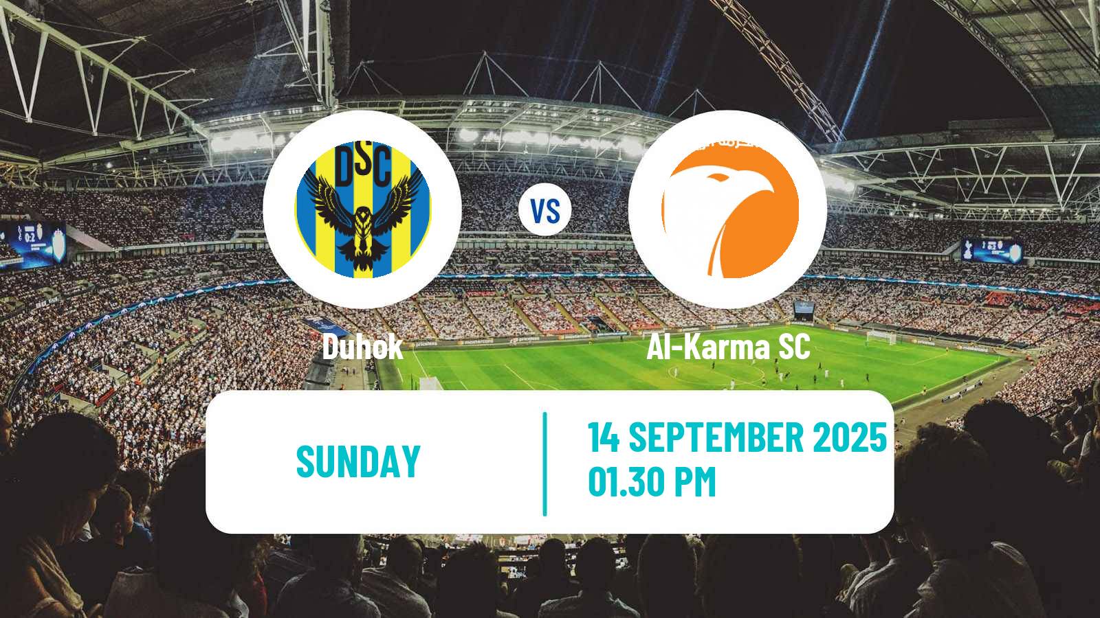 Football Iraqi Premier League Duhok - Al-Karma