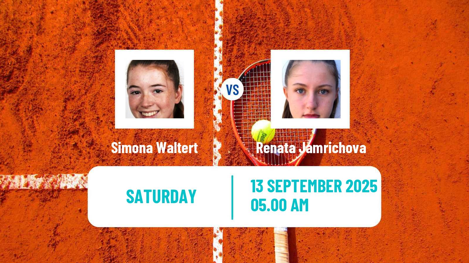 Tennis Ljubljana Challenger Women Simona Waltert - Renata Jamrichova