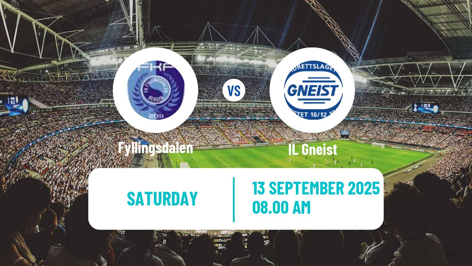 Football Norwegian Division 3 - Group 4 Fyllingsdalen - Gneist