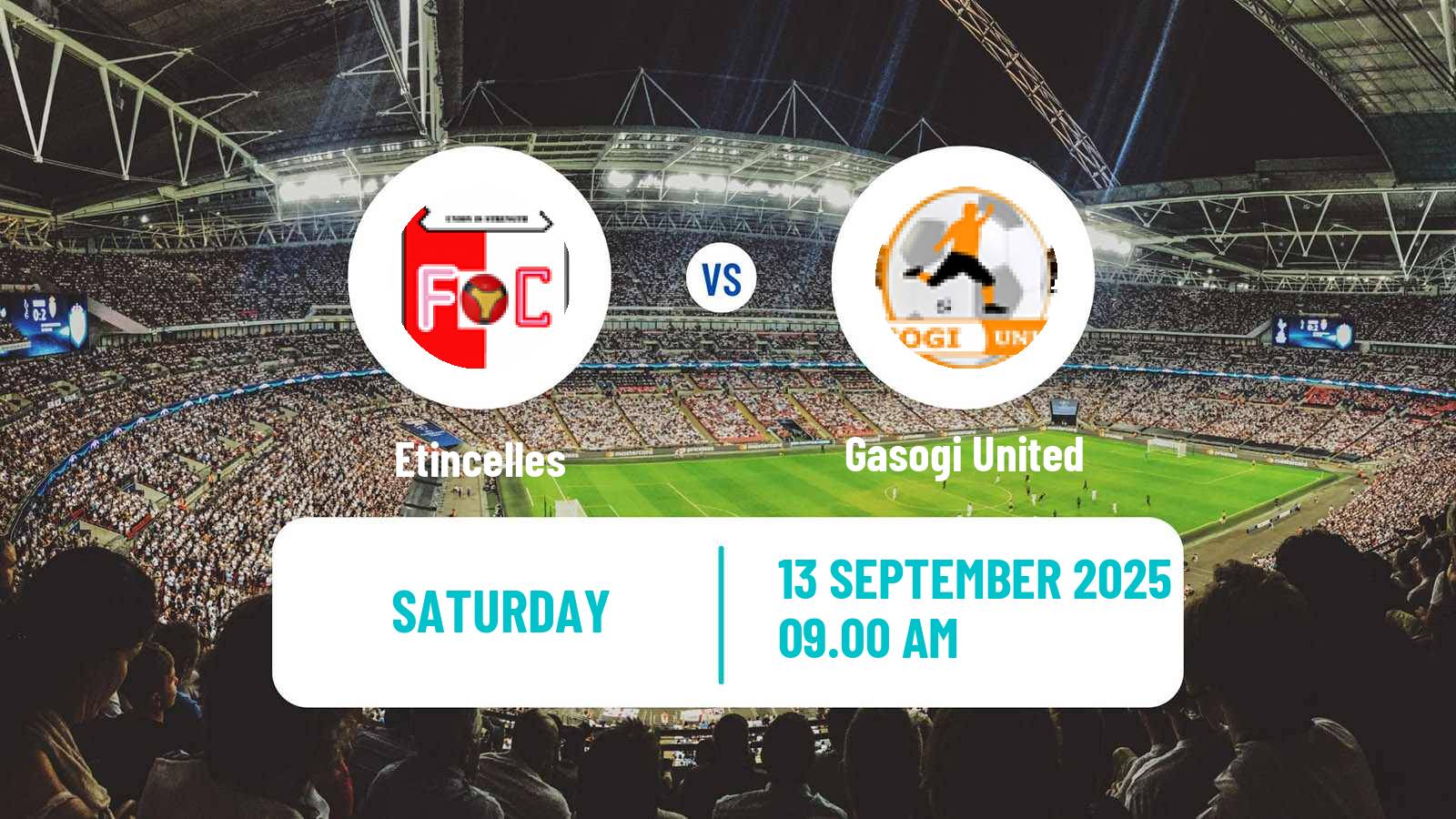 Football Rwanda Premier League Etincelles - Gasogi United