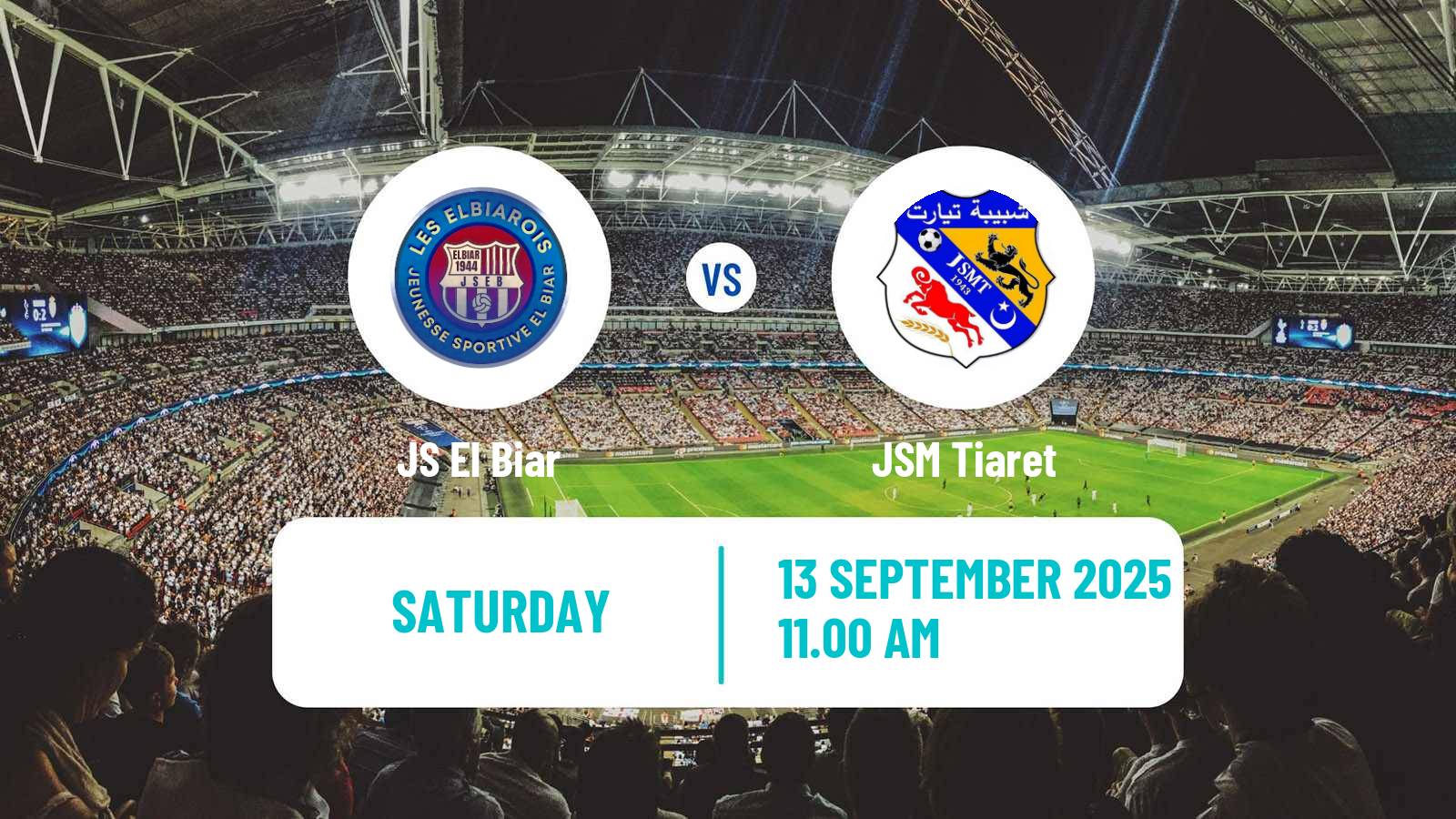 Football Algerian Ligue 2 El Biar - JSM Tiaret