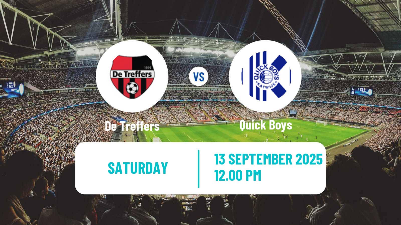Football Dutch Tweede Divisie De Treffers - Quick Boys
