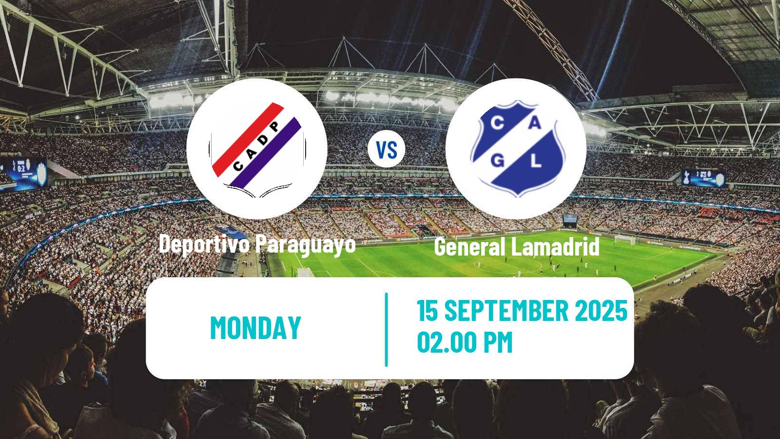 Football Argentinian Primera C Deportivo Paraguayo - General Lamadrid